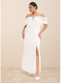 Robe de mariée en satin brillant orné de strass, bonprix