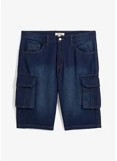 Bermuda en jean cargo, coupe loose, bonprix