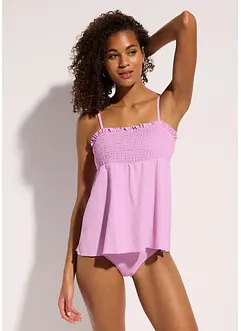 Gesmokter Bandeau-Tankini (2-tlg.Set), bonprix