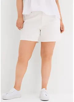 Jeans-Bermuda Mid Waist, Low Stretch, bonprix