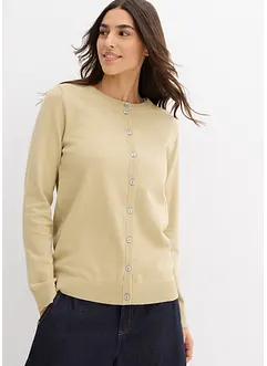 Gilet en maille, col rond, bonprix