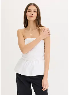 Blouse sans manches à base volumineuse, bonprix