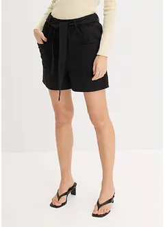 Short en twill avec ceinture à nouer, bonprix