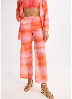 weite Hose mit Batik-Print, bonprix