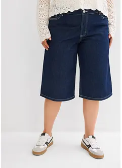 Bermuda en jean taille mi-haute, peu extensible, bonprix