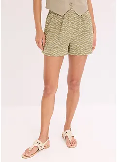 Shorts mit Lochstickerei, bonprix