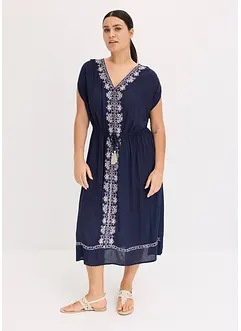 Boho-Midikleid mit Stickerei, bonprix