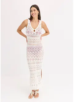Maxikleid in Häkeloptik, bonprix