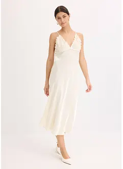Maxikleid aus fließendem Satin, bonprix