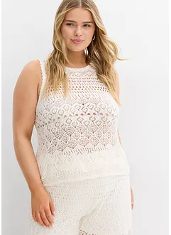 Top en maille ajourée, bonprix