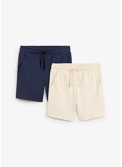 Jersey-Shorts (2er Pack) aus reiner Baumwolle, bonprix