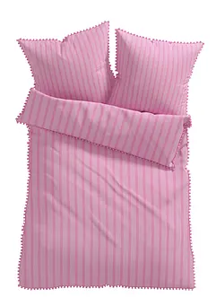 Bettwäsche mit Pompons, bonprix