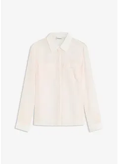 transparente Bluse mit Struktur, bonprix