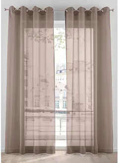 Gardine aus leichtem Voile (1er Pack), bonprix