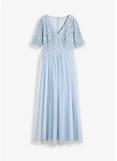 Robe longue avec broderie en sequins, bonprix