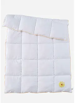 Couette toucher duvet avec broderie florale et passepoil élégant, légère, bonprix