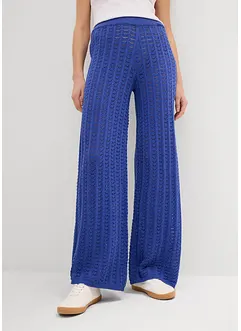 Strick-Schlupfhose mit Lochmuster, bonprix