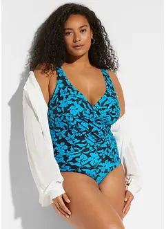 Maillot 1 pièce sculptant, maintien léger, style portefeuille, bonprix