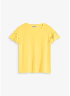 Shirt mit Volants-Ärmeln, bonprix