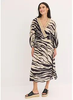 Midikleid  aus fließendem Viskose-Mix, bonprix