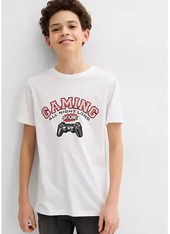 Lot de 2 t-shirts 100% coton, bonprix