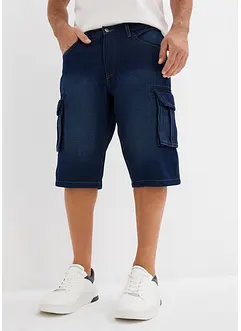 Bermuda en jean cargo, coupe loose, bonprix
