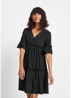 Kleid mit Lochstickerei, bonprix