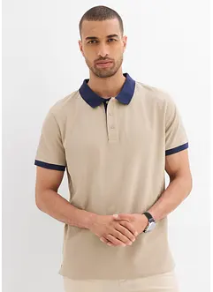 Polo en maille piquée 100% coton, bonprix