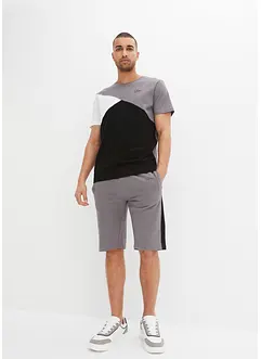 T-shirt et bermuda sweat (ens. 2 pces), bonprix
