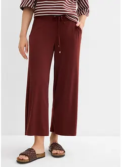 Pantalon en jersey à taille élastiquée, bonprix