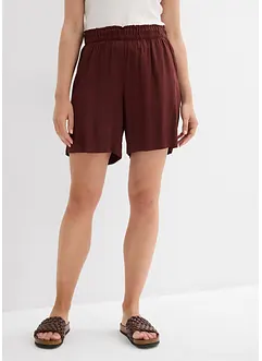 Short en viscose à taille élastiquée, bonprix