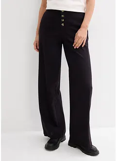 Pantalon palazzo en lin mélangé, bonprix