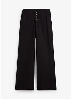 Palazzo-Hose mit Leinen mit extra langem Bein, bonprix