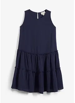 Robe midi en gaze de coton légère, bonprix