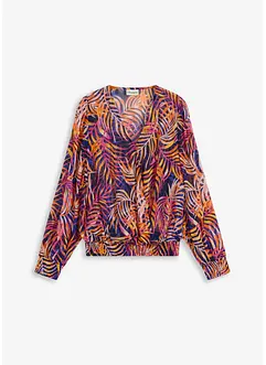 Blouse imprimée en crêpe, bonprix