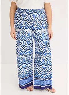Pantalon en jersey viscose imprimé, bonprix