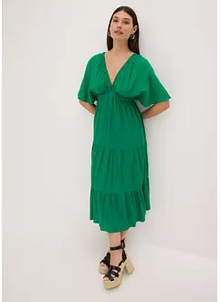 Midikleid aus fließender Viskose, bonprix