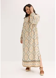 Robe caftan imprimée en viscose fluide, bonprix