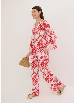 Pantalon imprimé 100% coton, bonprix