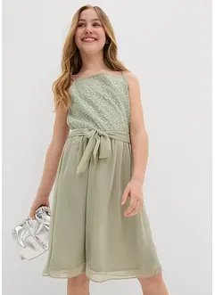 Robe en crêpe avec sequins, bonprix