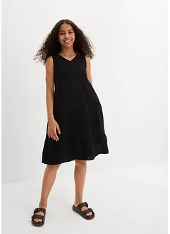 Robe à bretelles en gaze de coton douce, bonprix