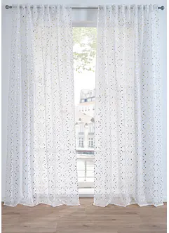 Voilage avec imprimé brillant (1 pce), bonprix