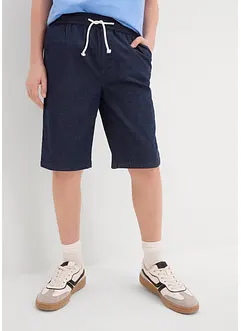 Short Regular en jean à taille élastiquée, bonprix