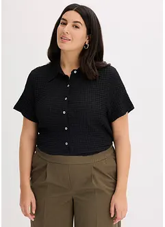Chemisier en jersey texturé, bonprix