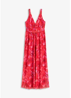 bedrucktes Maxikleid aus softem Mesh, bonprix