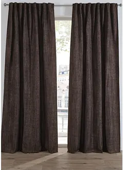 Rideau occultant finement texturé (1 pce), bonprix