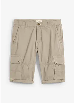 Cargo-Bermuda aus reiner Baumwolle, Regular Fit, bonprix