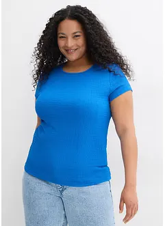T-shirt en crêpe texturé, bonprix