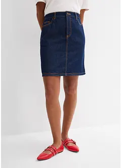 Jeansrock Mid Waist, Low Stretch, bonprix
