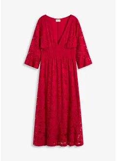 Spitzenkleid mit Volants, bonprix